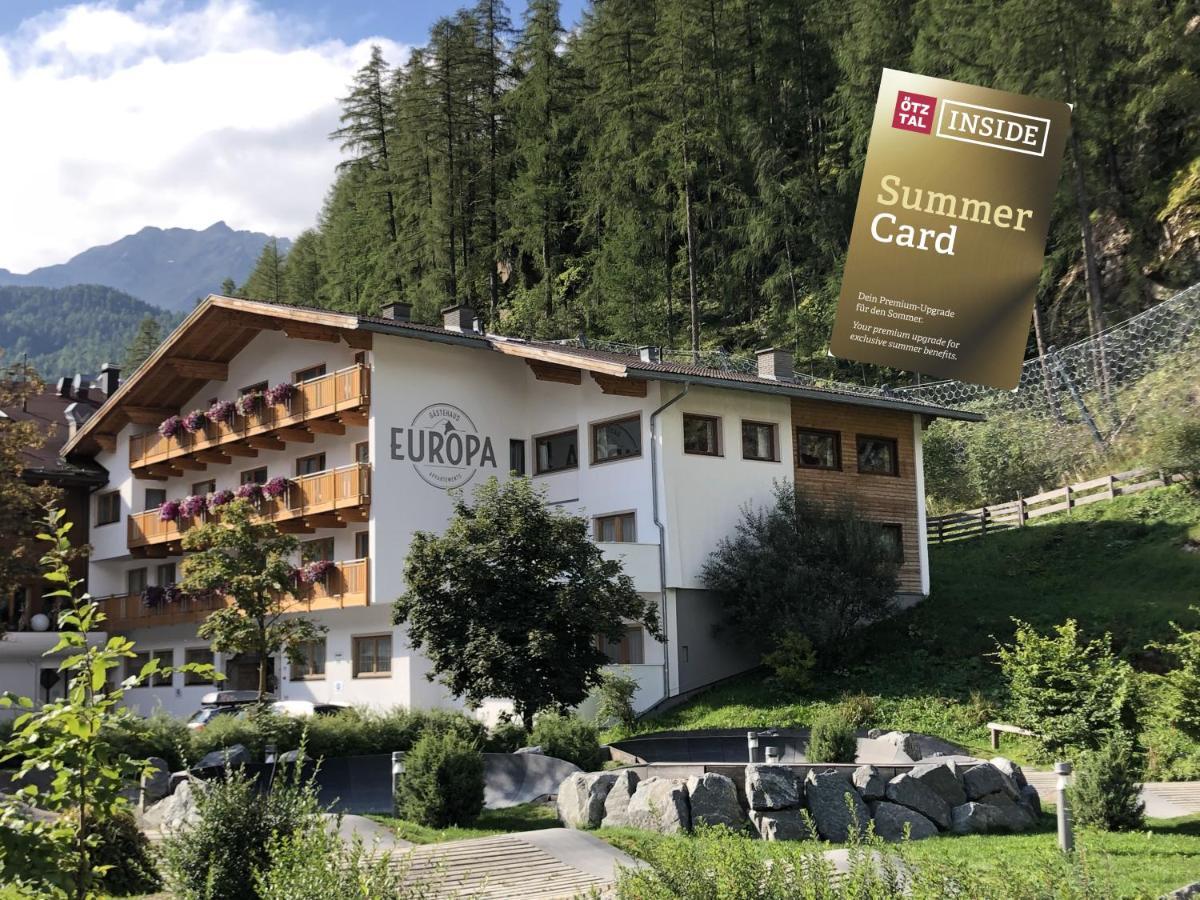 Gaestehaus Europa Sölden Kültér fotó